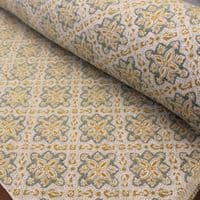 iLiv Goa Turmeric Luxury Woven Mosaic Upholstery Fabric