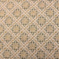 iLiv Goa Turmeric Luxury Woven Mosaic Upholstery Fabric
