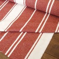 iLiv Lynton Rosewood – Rustic Raised Woven Stripe Fabric
