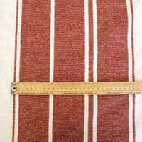 iLiv Lynton Rosewood – Rustic Raised Woven Stripe Fabric