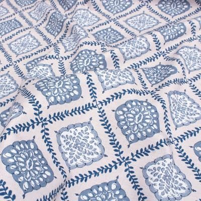 iLIV Napoli Denim Blue Cotton Fabric