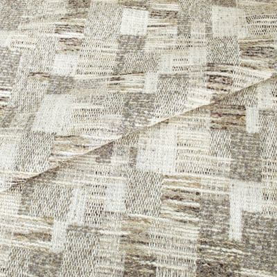 iLiv Terrana Pebble – Textured Patchwork Woven Upholstery Fabric