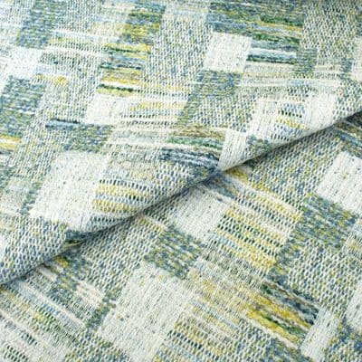 iLiv Terrana Willow  – Textured Patchwork Woven Upholstery Fabric