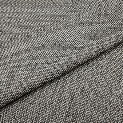 Indoor / Outdoor Upholstery Fabric – Piazza Weave Granite