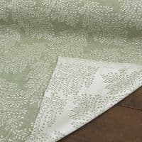 Kensington Sage Leaf Jacquard Woven Polyester Cotton Fabric