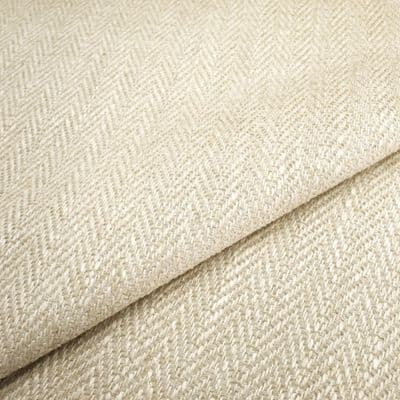Lenson Herringbone Upholstery Fabric - Oyster