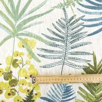 Linen Curtain Fabric Botanical Drift