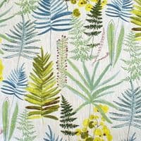 Linen Curtain Fabric Botanical Drift