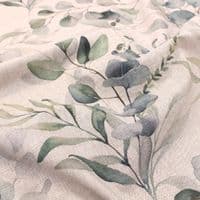 Linen Look Curtain Fabric Watercolour Meadow