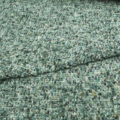 Marlowe Chunky Basket Weave Chenille Upholstery Fabric  Ivy Green