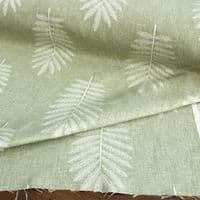Mayfair Sage Fern Jacquard Woven Polyester Cotton Fabric