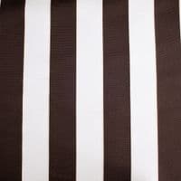 Outdoor Upholstery Fabric Black White Stripes Whitesands