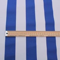 Outdoor Upholstery Fabric Blue White Stripes Whitesands