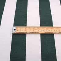 Outdoor Upholstery Fabric Green White Stripes Whitesands