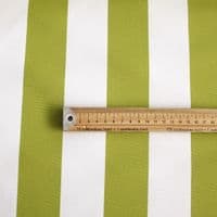 Outdoor Upholstery Fabric Sage Green White Stripes Whitesands