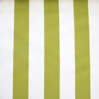 Outdoor Upholstery Fabric Sage Green White Stripes Whitesands