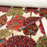 Porter & Stone Arbre Velvet Fabric Mulberry