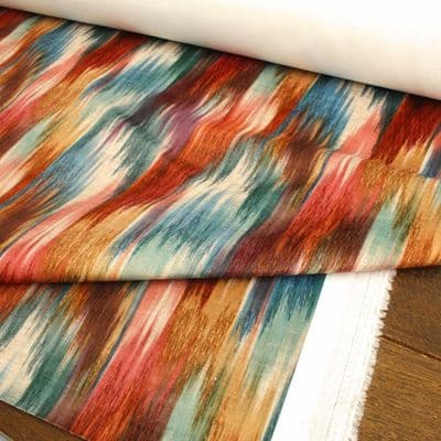 Porter & Stone Bargello Recycled Polyester Fabric Carnival