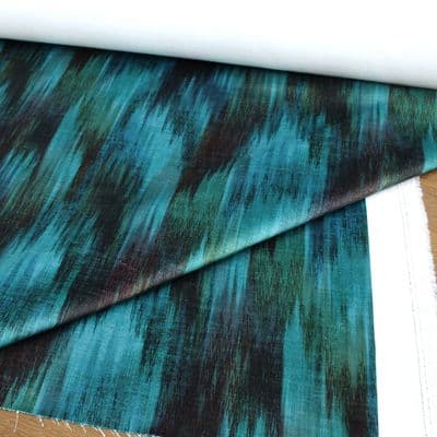 Porter & Stone Bargello Recycled Polyester Fabric Jade