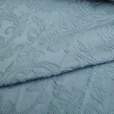 Porter & Stone Bordeaux Damask Cotton Fabric - Teal