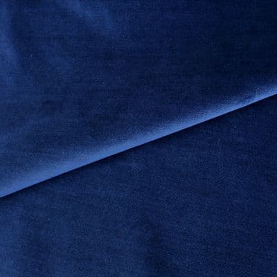 Porter & Stone Luxury Textured Velvet Upholstery Fabric – Navy