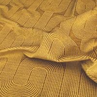 Porter & Stone Wendover Recycled Polyester Jacquard Fabric Ochre