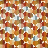 Prism – Woven Geometric Jacquard Upholstery Fabric – Ochre Multi