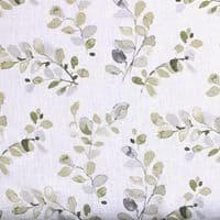 Ramie Fabric Green Acacia Leaves