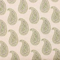 Recycled Cotton Organic Linen Fabric Jaipur Sage