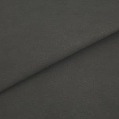 Tannery Soft Touch Faux Leather Upholstery Fabric - Raven Black