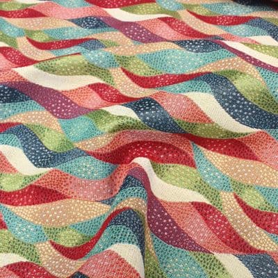 Tapestry Fabric Energy Waves