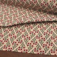 Tapestry Fabric Folklore Flowers