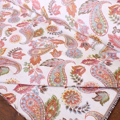 Tapestry Fabric Indian Paisley