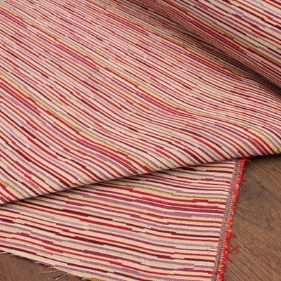 Tapestry Fabric Jagged Stripes