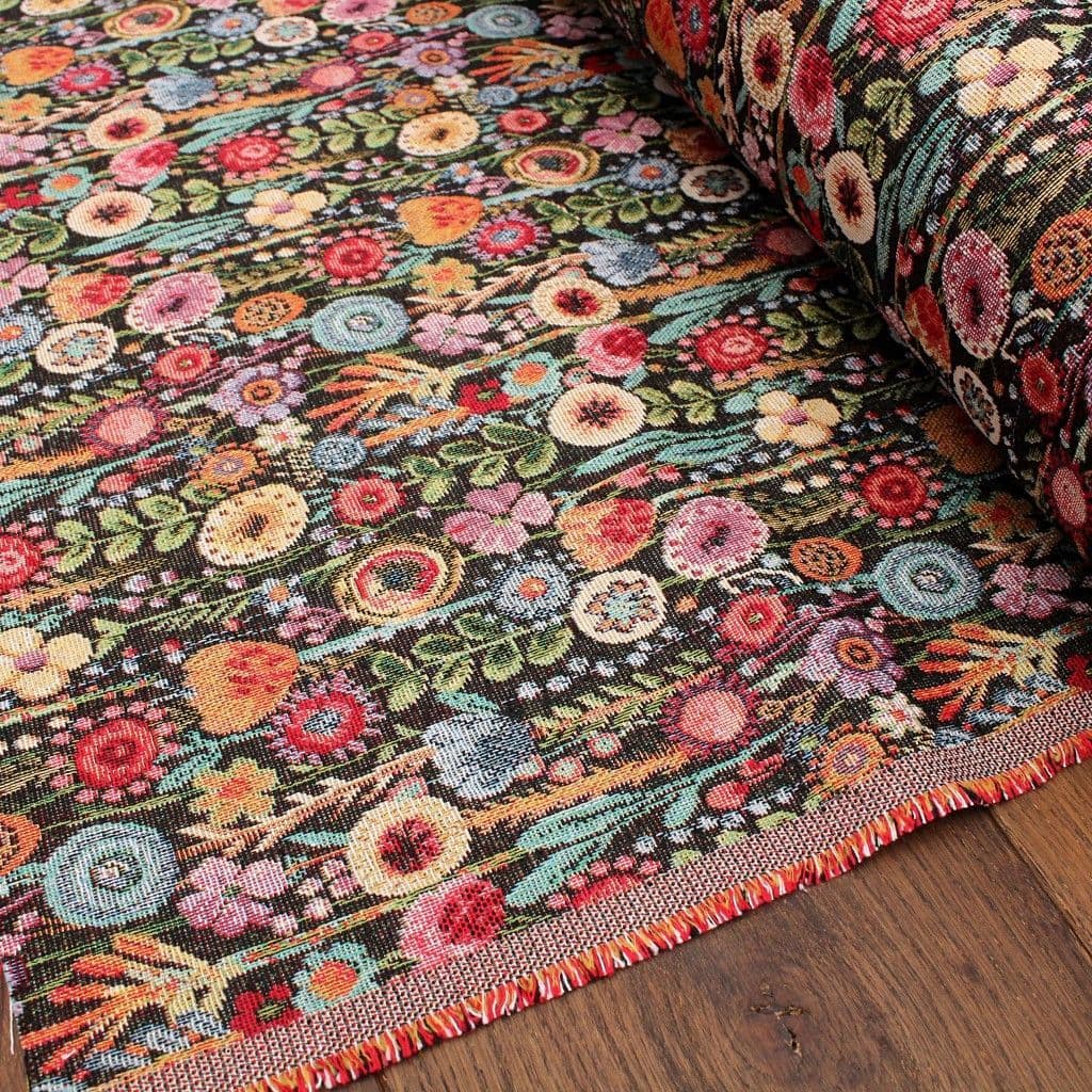 Tapestry Fabric Kew Gardens Ebony