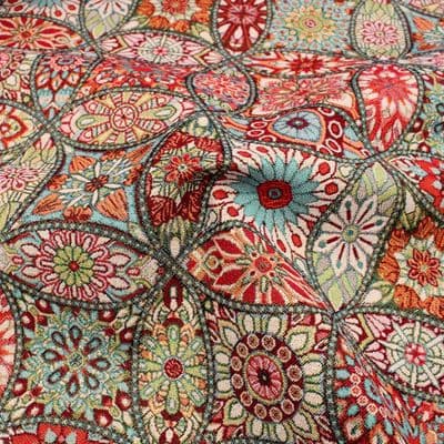 Tapestry Fabric Mandala Circles