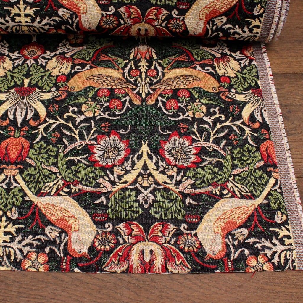 Tapestry Fabric Morris Floral Birds Art Craft
