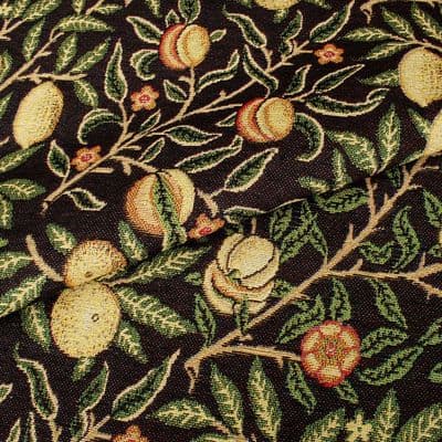 Tapestry Fabric Morris Pomegranate Ebony