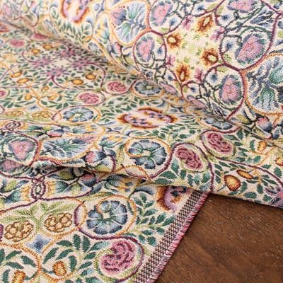 Tapestry Fabric Morris Rose & Pomegranate