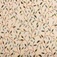 Tapestry Fabric Olive Leaves Green