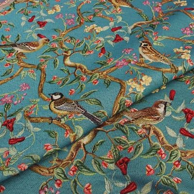 Tapestry Fabric Songbird Bloom