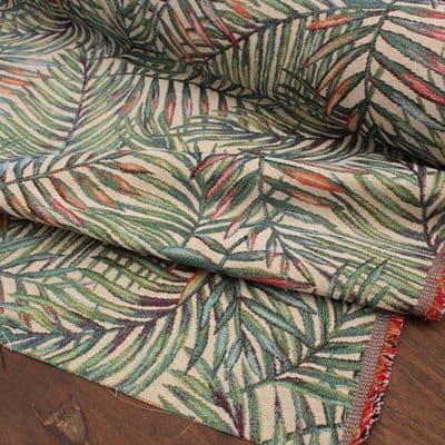 Tapestry Fabric Tropical Palm