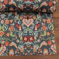 Tapestry Fabric William Denim Blue