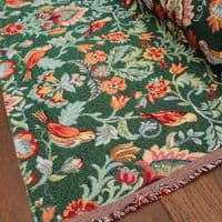 Tapestry Fabric William Forest Green