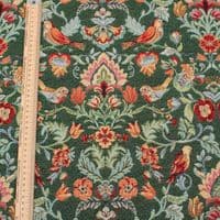 Tapestry Fabric William Forest Green