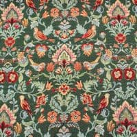 Tapestry Fabric William Forest Green