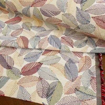 Tapestry Fabric Woodland Leaves