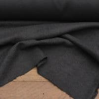 Upholstery Fabric Basket Weave Black