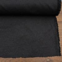 Upholstery Fabric Basket Weave Black