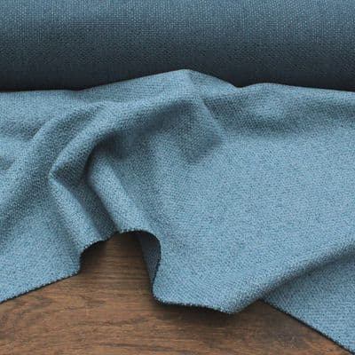 Upholstery Fabric Basket Weave Blue